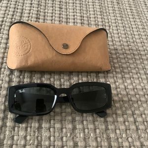 Ray-Ban Women's Rb4395 Kiliane Square Sunglasses - Black - 54 millimeters